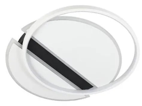 LED Димируем плафон LED/80W/230V 3000-6500K бял + дистанционно управление