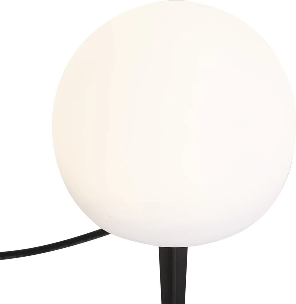 Модерна външна лампа 12V бяла 12cm вкл. LED IP65 - Voltaire Luno
