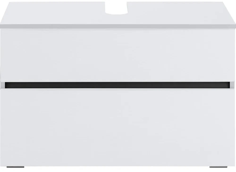 Бял шкаф за мивка , 80 x 55 cm Wisla - Støraa