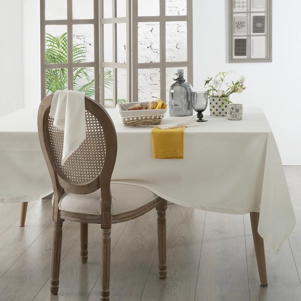 Покривка за маса atmosphera Jane, Памук, 140x240 cm - Светлосив