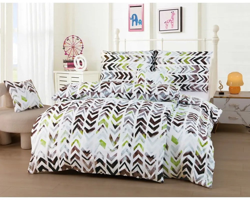 Единично спално бельо от микросатен 6 части 140x200 cm Madison – JAHU collections