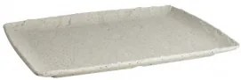Kulsan - Меламиново плато правоъгълно 26,5x32,5см WHITE GRANITE POLARIS-(41012.WG)