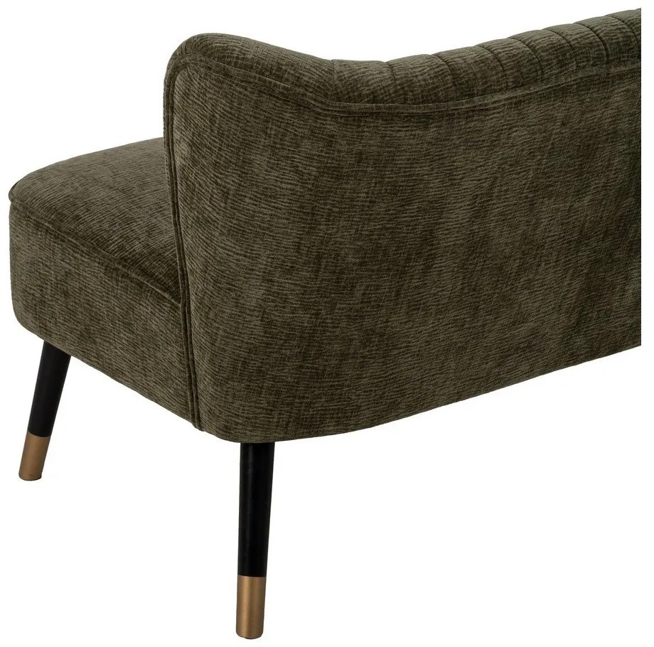 Зелен шенилов диван 134 cm Glam – Ixia