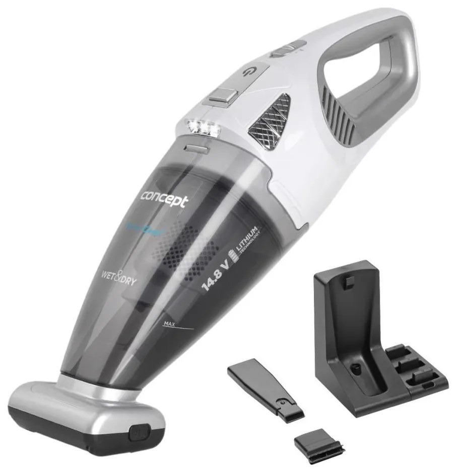 Concept VP4370 - Ръчен прахосмукачка WET & DRY PERFECT CLEAN 90W/14,8V 2200 mAh