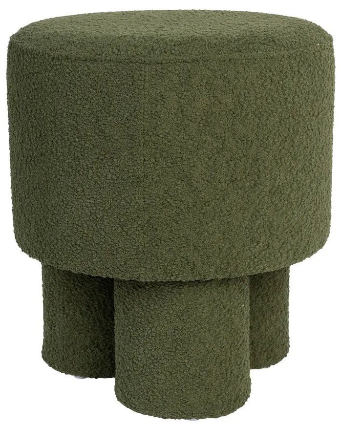 Зелена табуретка от букле Marcos – White Label