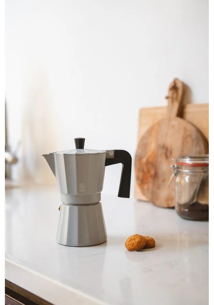 Сива метална кана за кафе 400 ml Moshi – Leopold Vienna