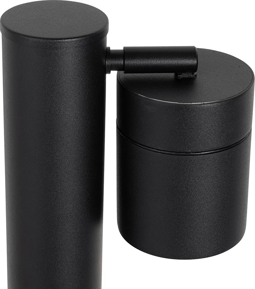 Свободностояща лампа за външен монтаж черна 80 cm AR70 Регулируема IP44 - Solo