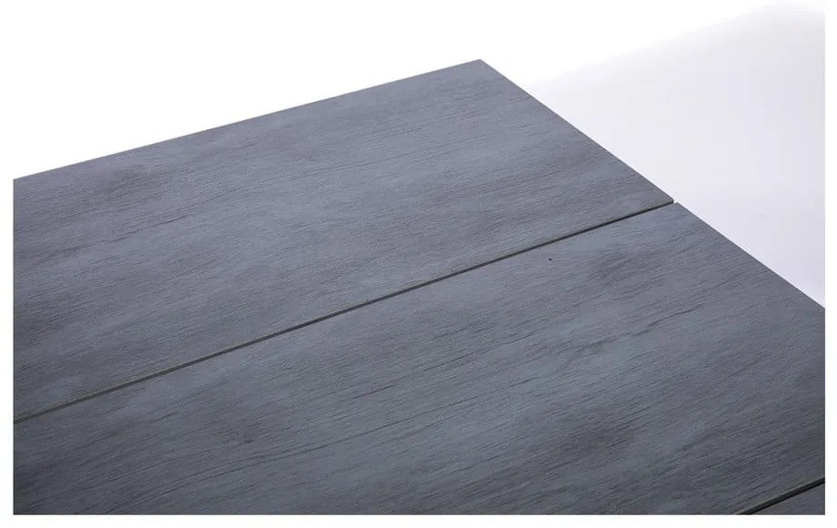 Комплект от 4 ратанови стола за хранене Gabriela и черна маса Strong - Bonami Essentials