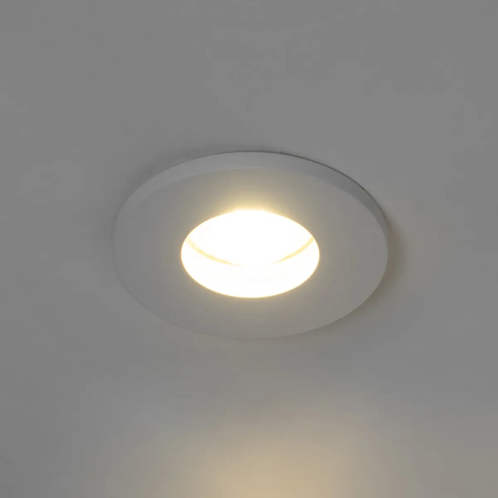 Интелигентен вграден прожектор за баня бял с Wifi GU10 - Shed