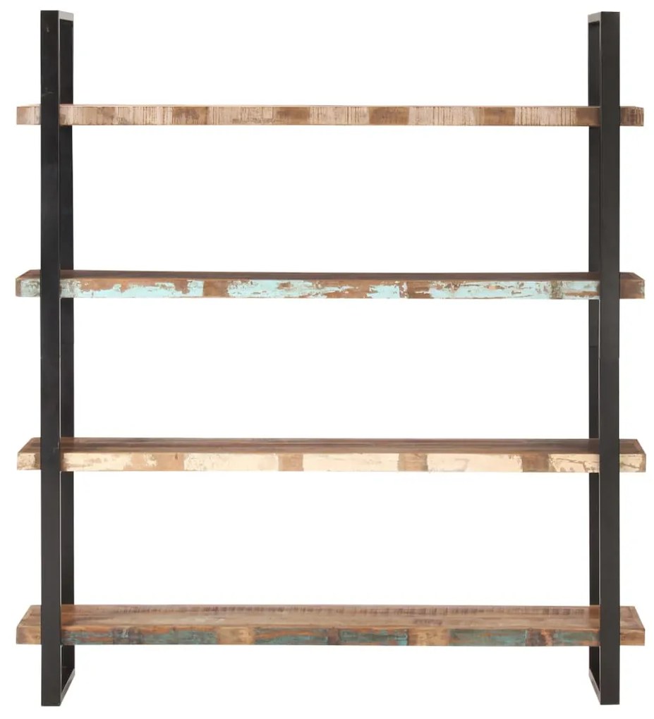 321067 vidaXL Библиотека с 4 нива, 160x40x180 см, регенерирано дърво масив