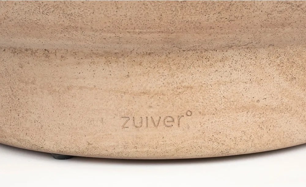 Кръгла масичка за кафе от декор от камък в естествен цвят ø 80 cm Noble – Zuiver