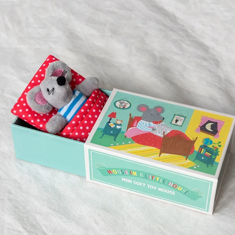 Плюшена играчка Mini Mouse in a Little Box – Rex London