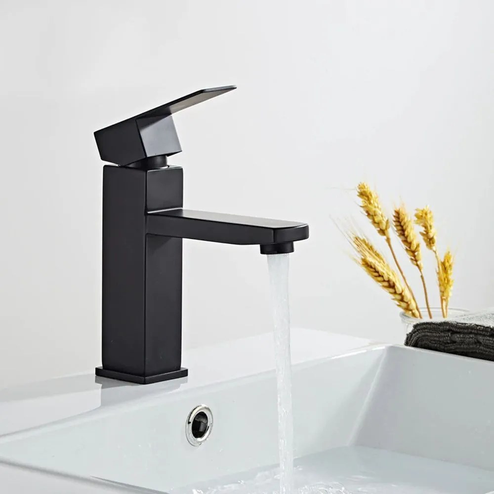 Bathroom faucet calani low SIENA black