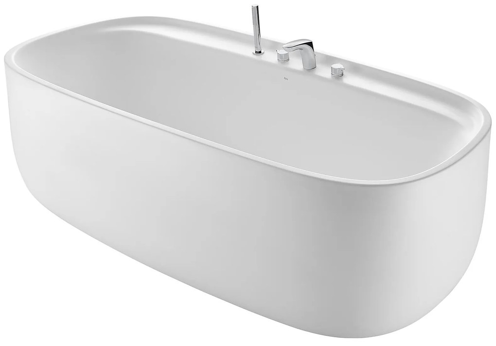 Свободностояща вана A248453000, Roca, SURFEX, click-clack клапа и сифон. бяла, 184.6x93.7x60см