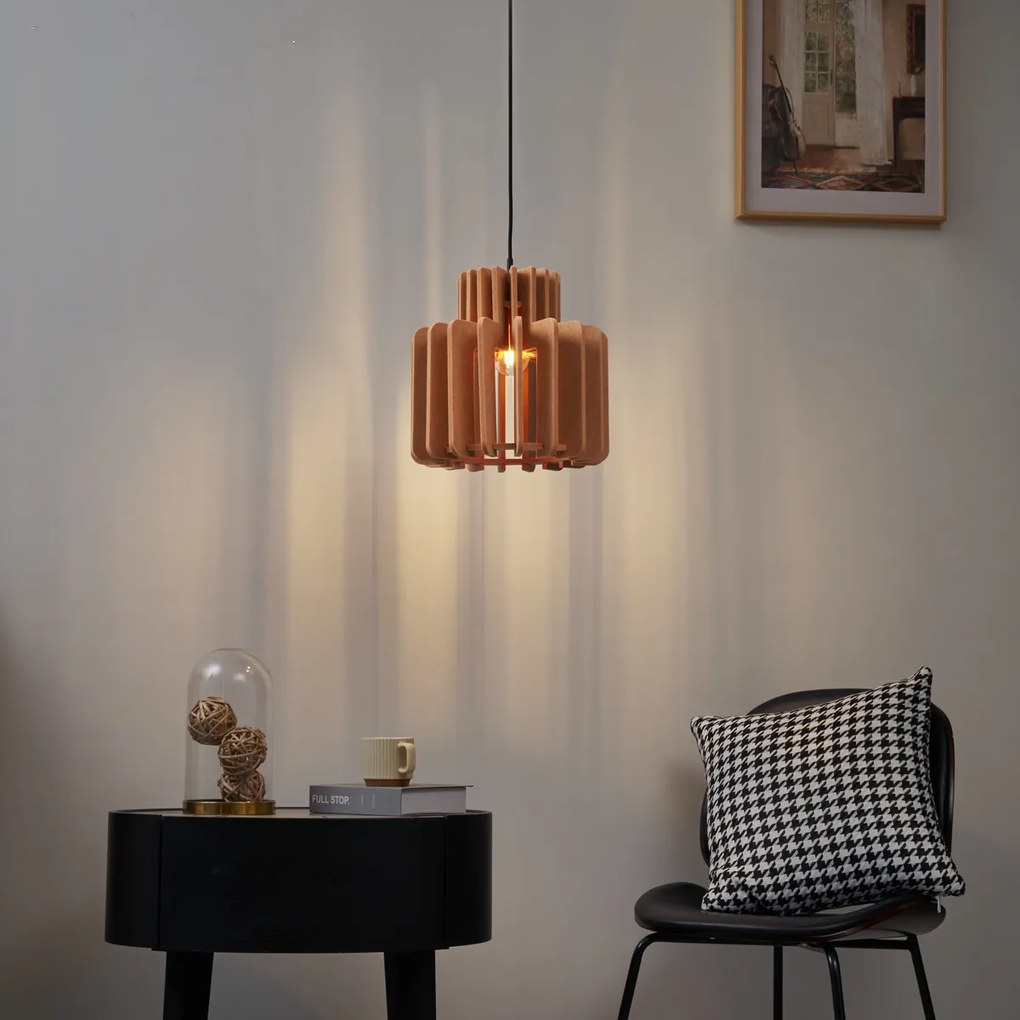 Ретро висяща лампа оранжева - Felt