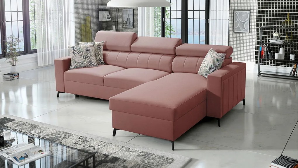 Ъглов диван Baltico I Maxi-Right-Roz