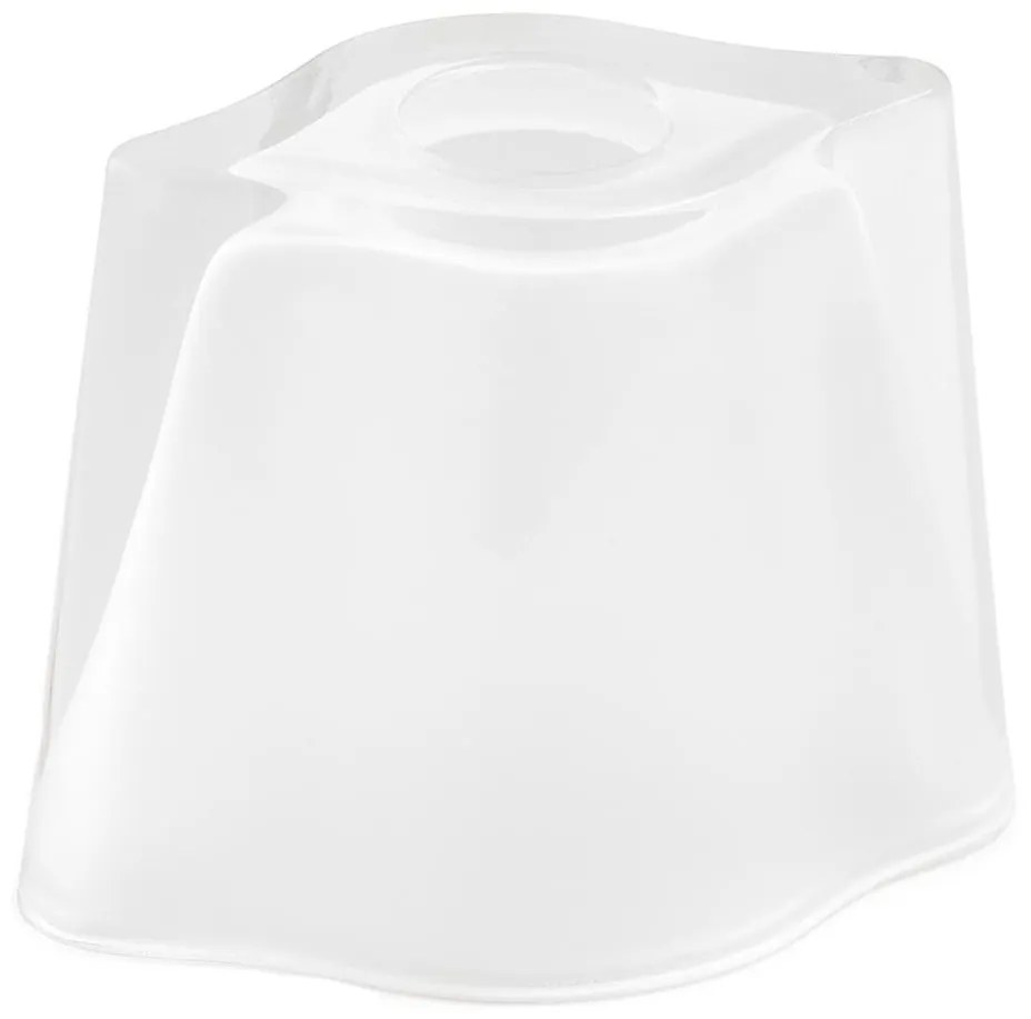 Резервно стъкло за полилей E14 9,5x12 см бял