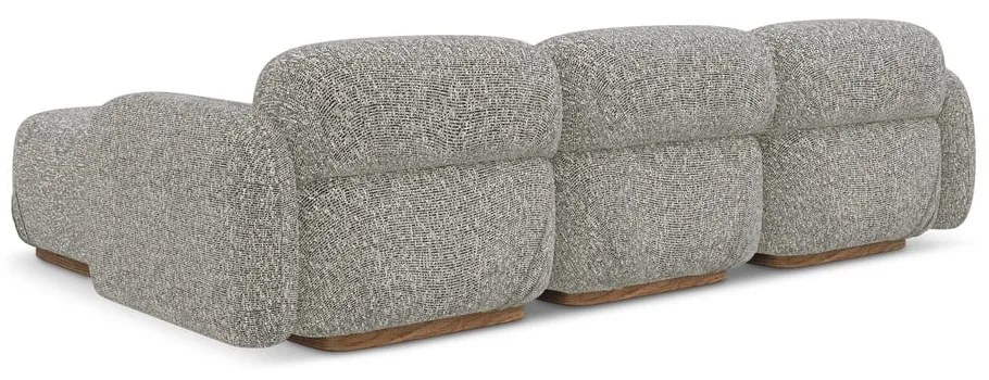 Сив модулен ъглов диван (променлив) Ailani – Makamii