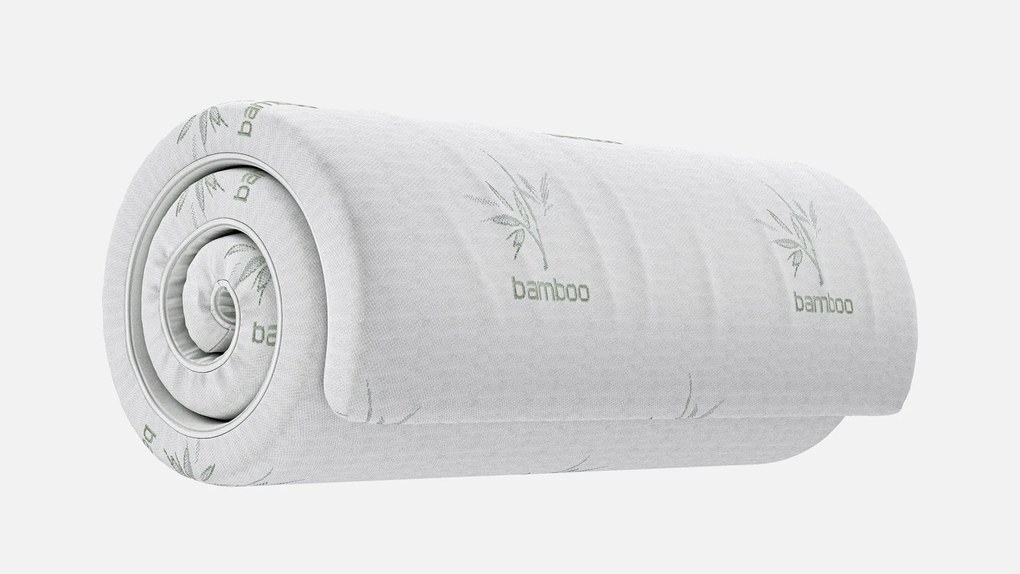 Топ матрак Sleepy, Bamboo Deluxe, 144x200x5, Среден към мек, Мемори пяна