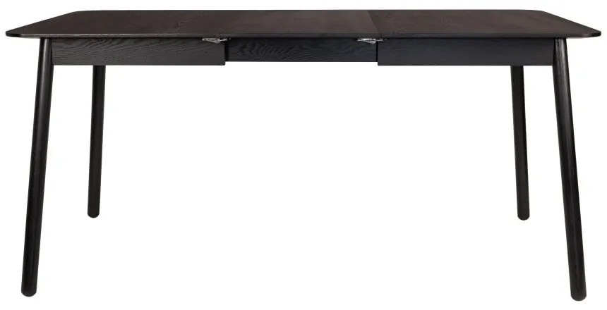 Черна сгъваема маса за хранене , 120 x 80 cm Glimps - Zuiver