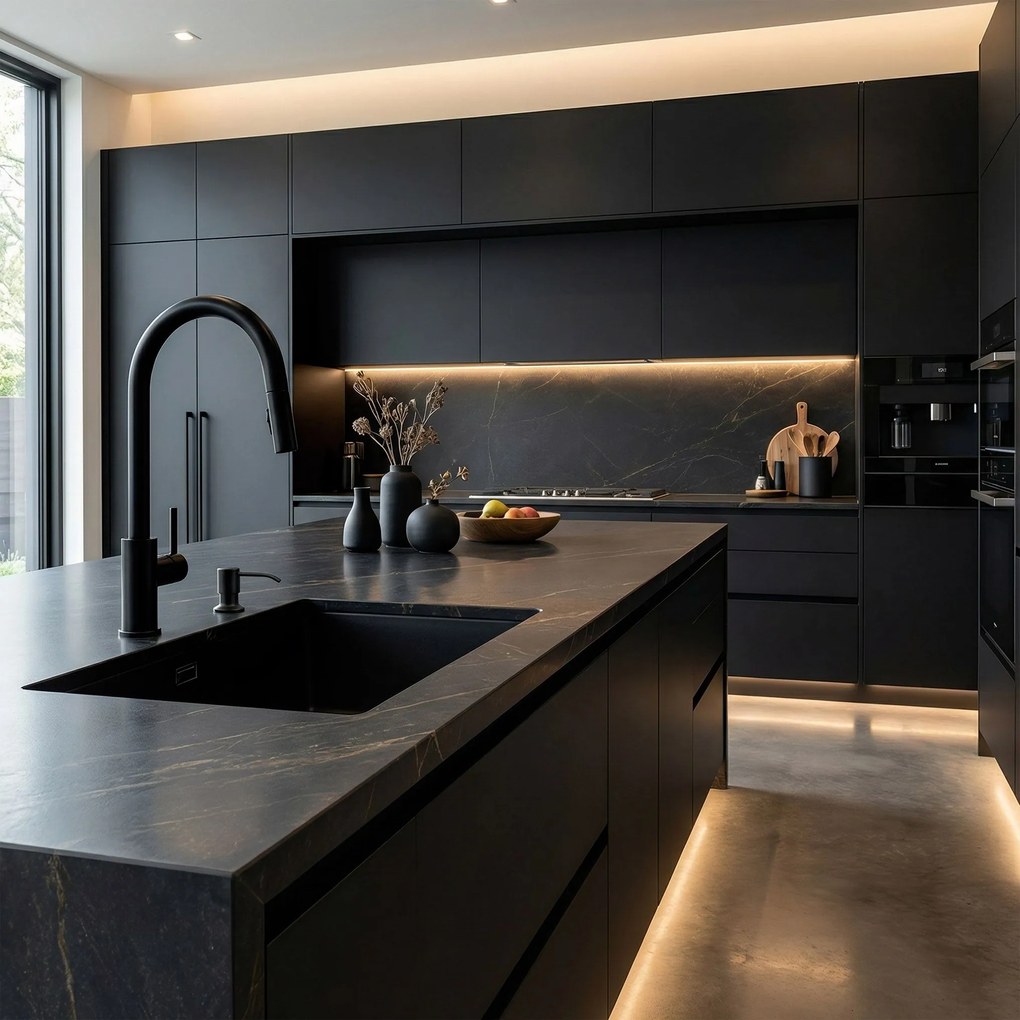 Дозатор Rea LON Black