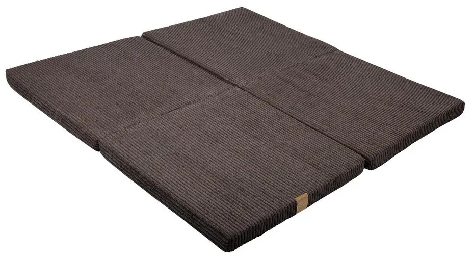 Кафяво детско килимче за игра 120x120 cm – Meowbaby