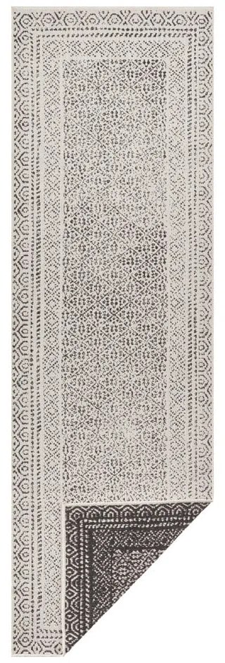 Черно и бяло външно покривало Берлин, 80 x 250 cm - Ragami