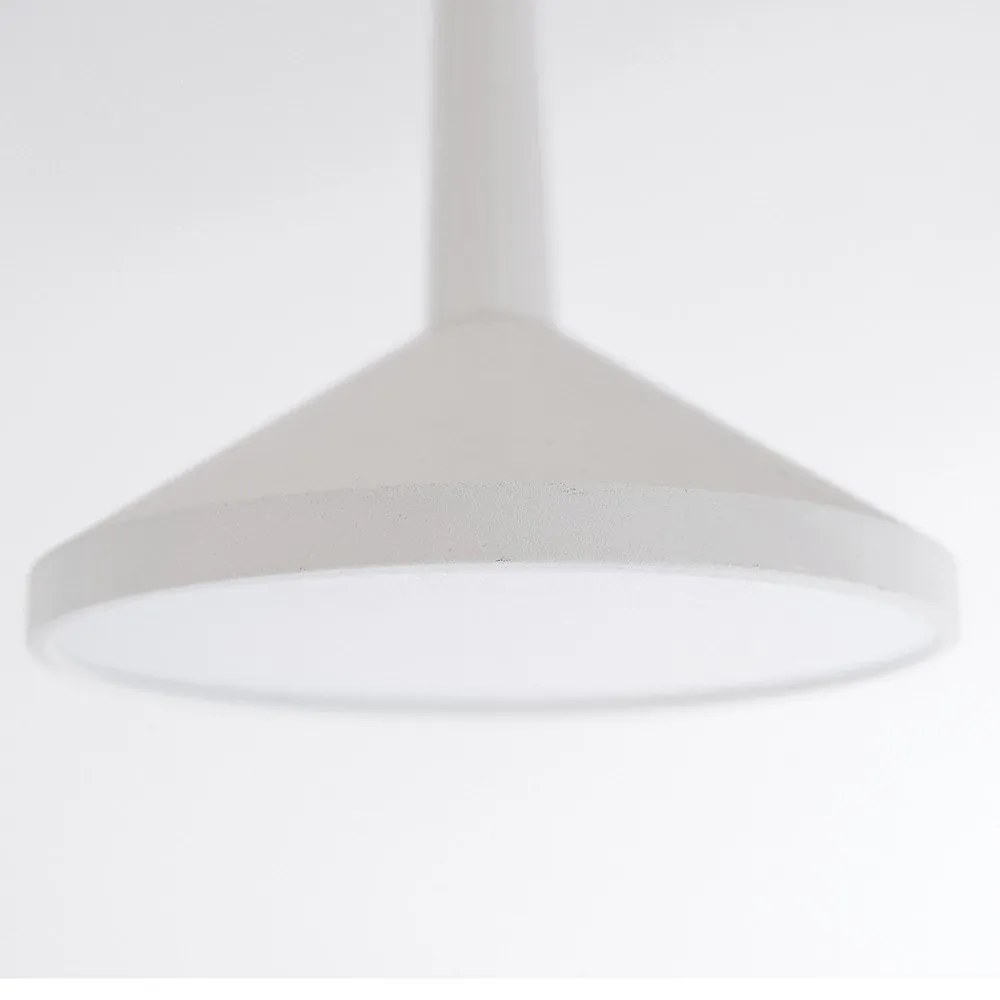 Бяло висящо осветително тяло, височина 100 cm Rita - SULION