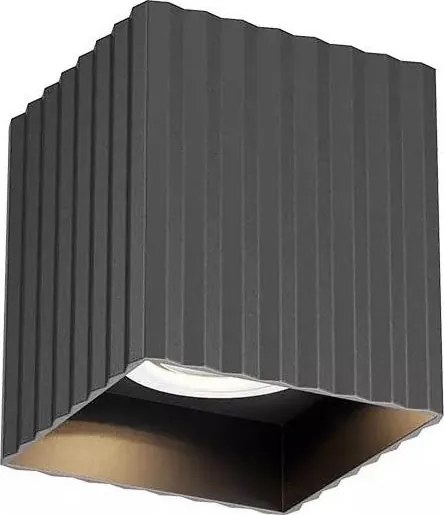 Redo 01-3409 - Точково осветително тяло DELPHI 1xGU10/7W/230V 8,1x8,1 cm черно