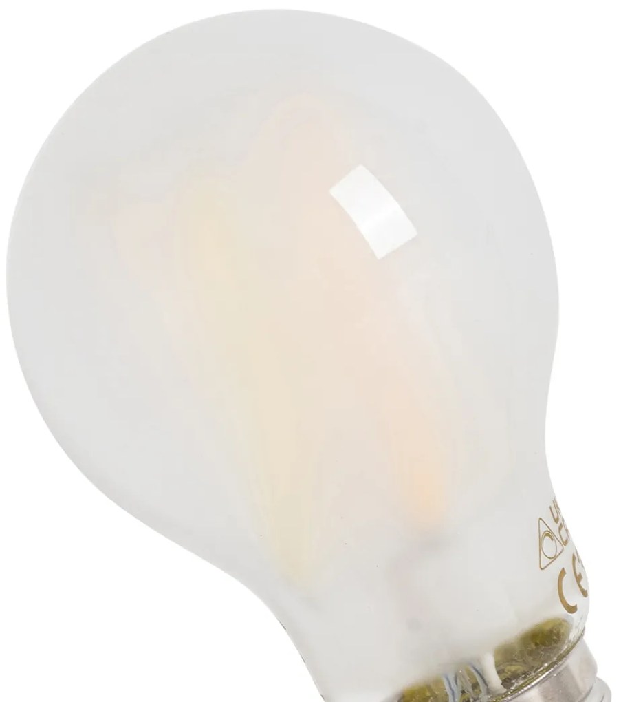 Комплект от 5 Интелигентни димируеми LED крушки E27 A60 матирани 7W 806lm 2700-6500K