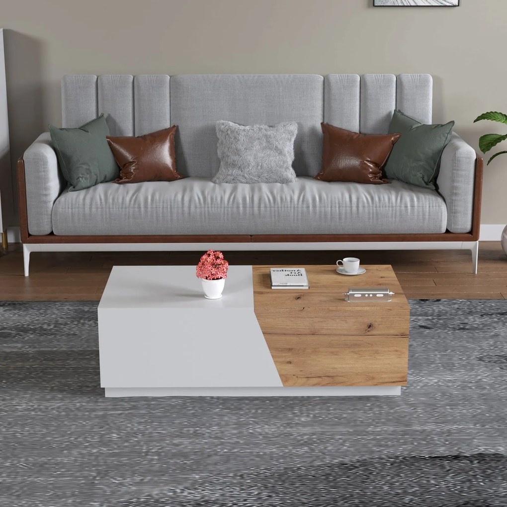 Холна маса Twilight-Дърво-Бяла