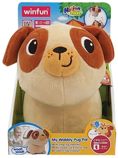 Winfun - Плюшено Игриво Куче Мопс 240601