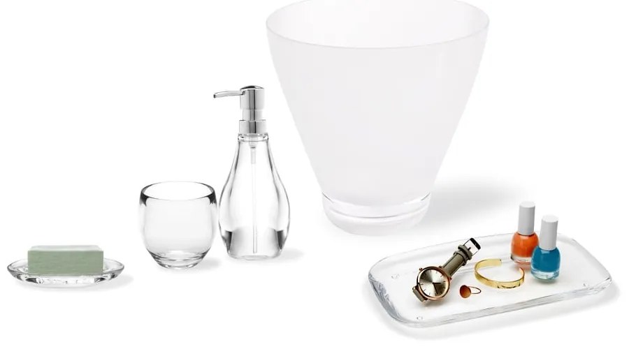 Пластмасова чаша за четки за зъби Droplet - Umbra