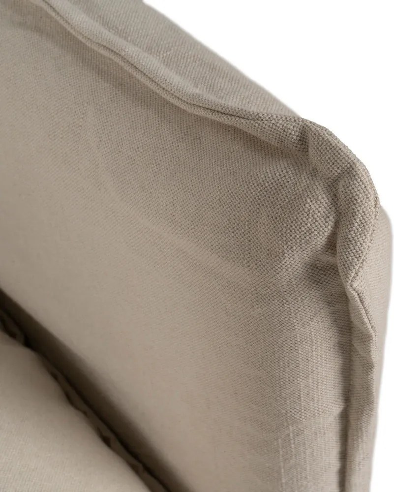 Кремав ленен диван 160 cm – Ixia