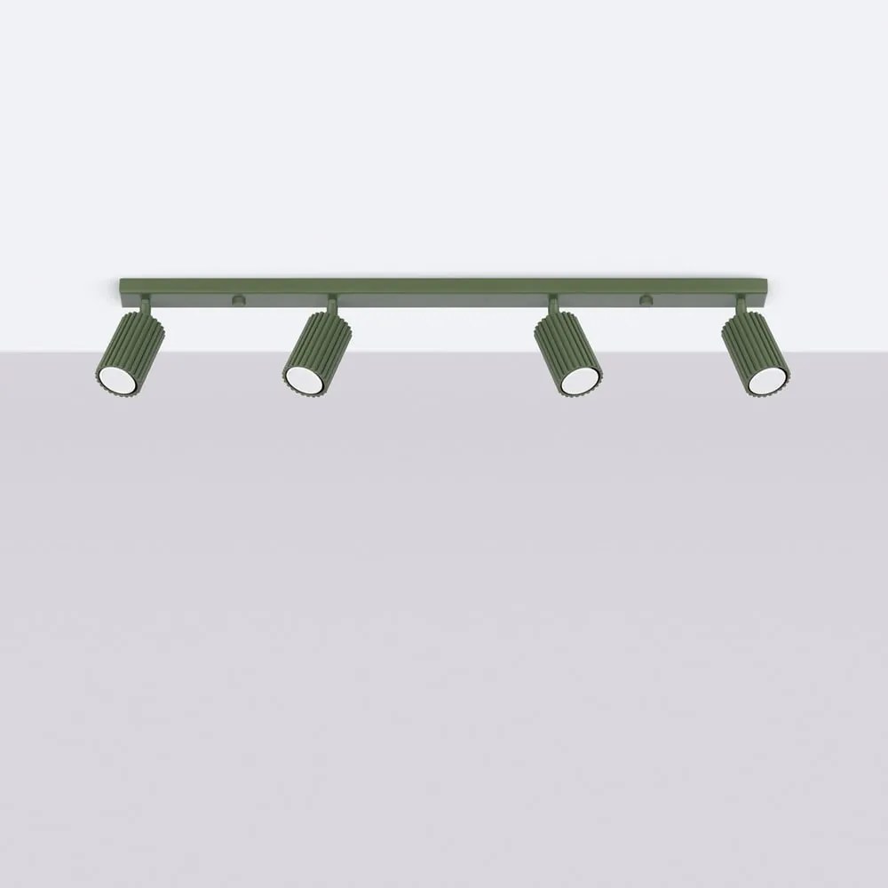 Зелен прожектор 6,5x81 cm Gleam – Sollux