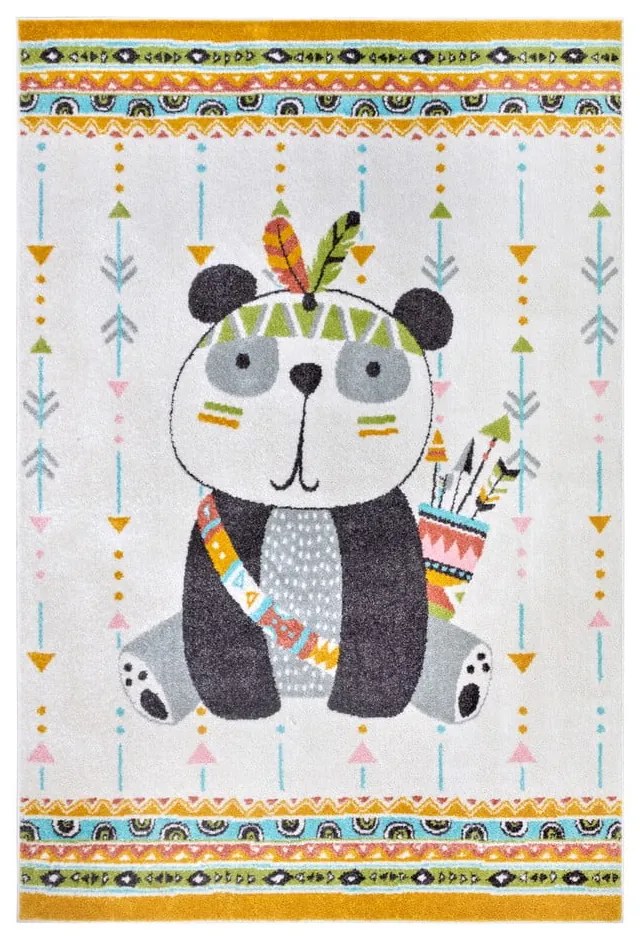 Кремав детски килим 160x235 cm Panda - Hanse Home