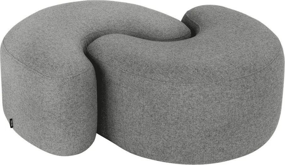 Сива вълнена табуретка Ü – noo.ma