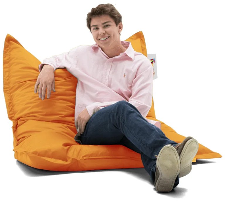 Градински пуф Cushion Pouf 100x100, цвят Оранжев