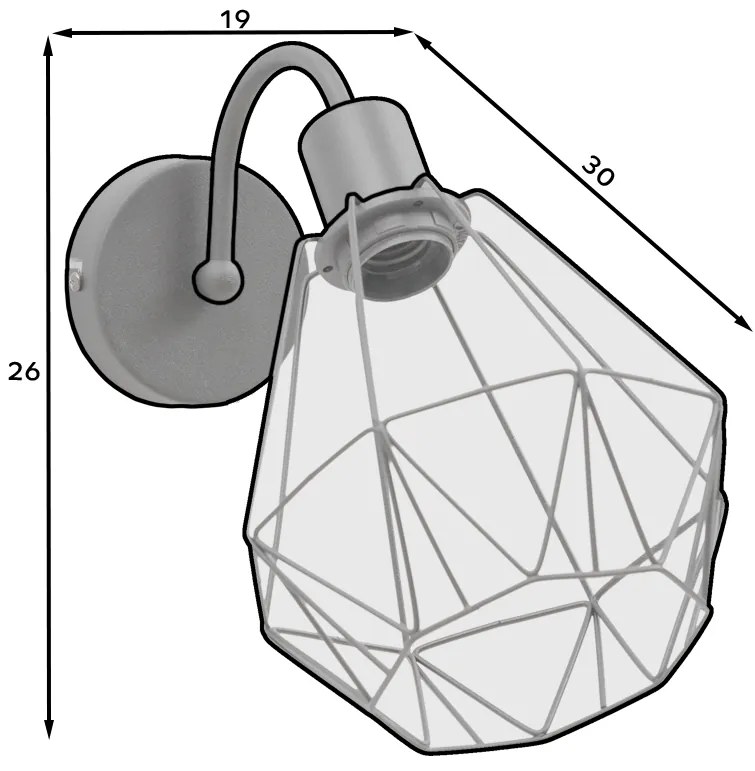 Стенно осветление Kinkiet Bendinni