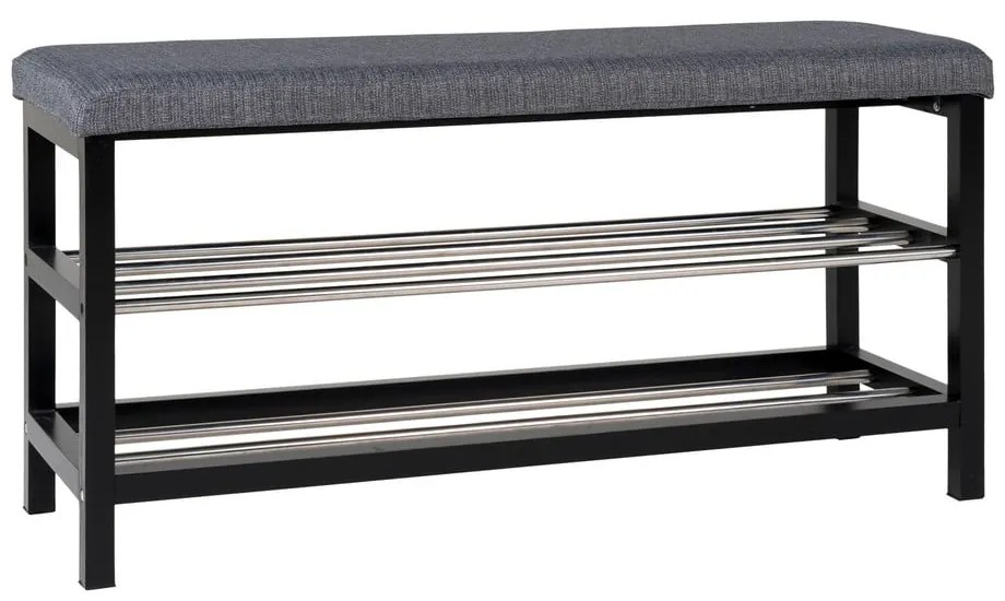 Сива стойка за обувки за сядане Padova – House Nordic