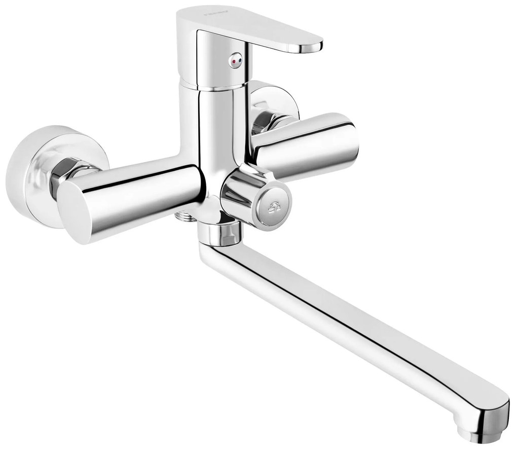 Сенен смесител за умивалник, BAG3A, Ferro, с керамичен превключвател за душ