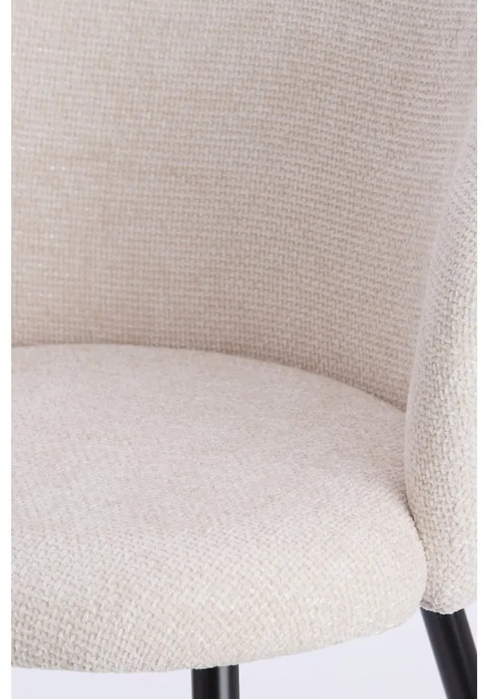 Кремави метални трапезни столове в комплект 2 бр. Radaja – Light &amp; Living