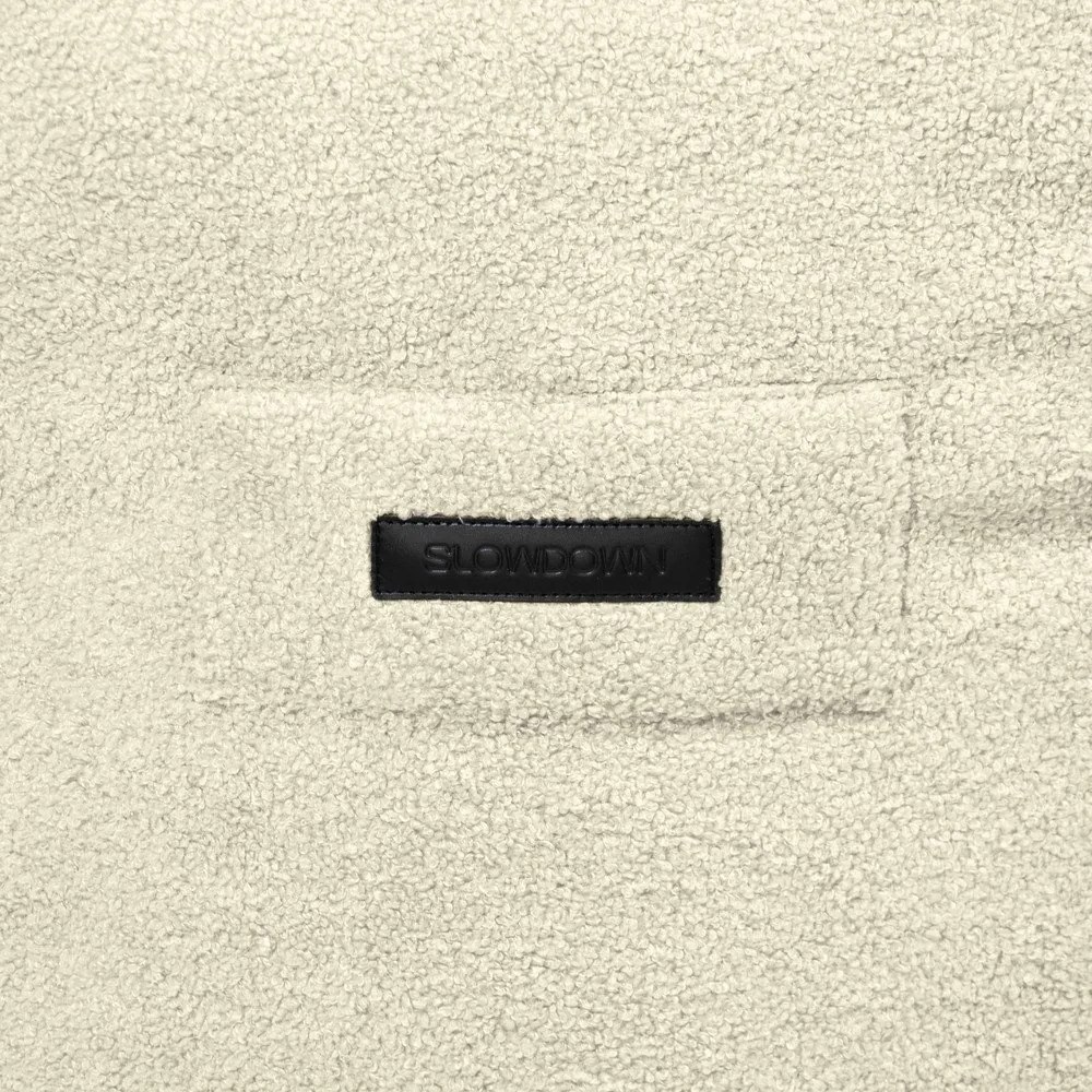 Кафяв пуф от букле Snug Long 140 – SLOWDOWN