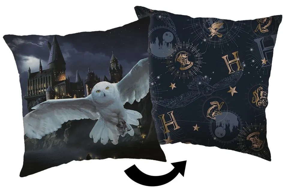 Детска възглавница 40x40 cm Harry Potter "Hogwarts" – Jerry Fabrics