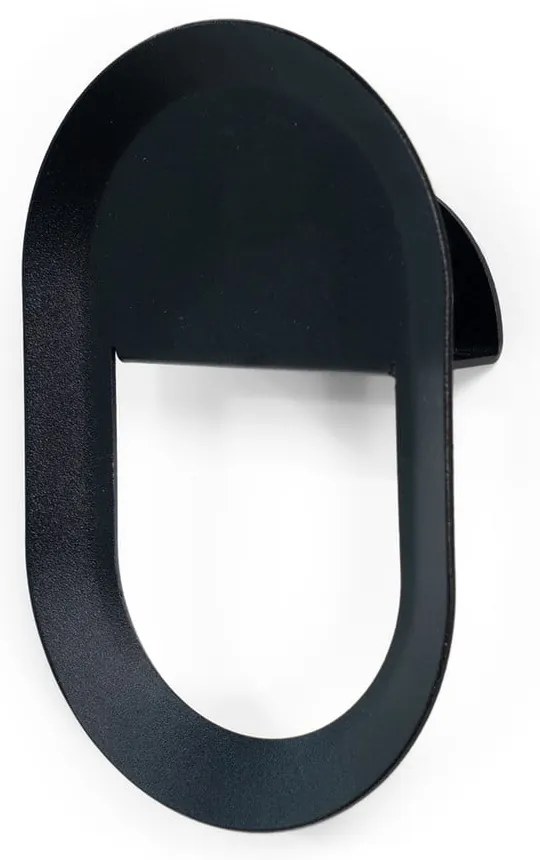 Черна стенна стоманена кука Coucou – Spinder Design