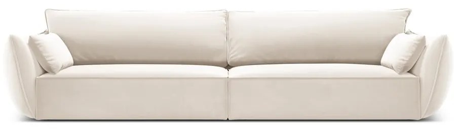 Бежов кадифен диван 248 cm Vanda – Mazzini Sofas