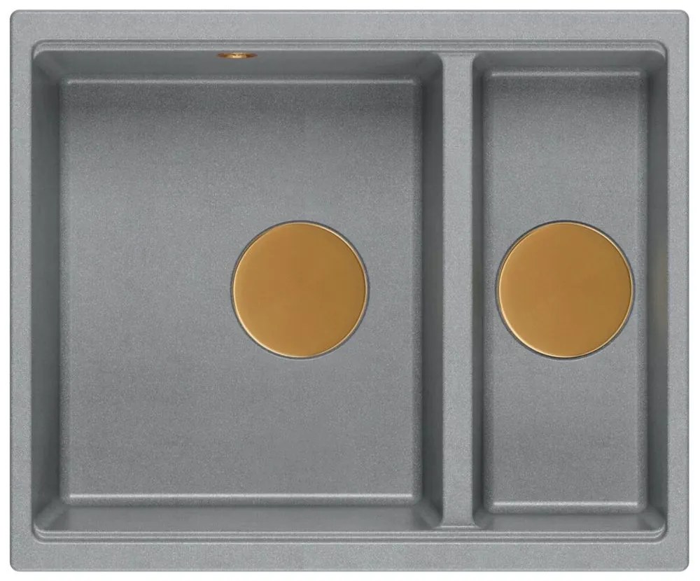 гранитна мивка Logan 150 Grey Metallic