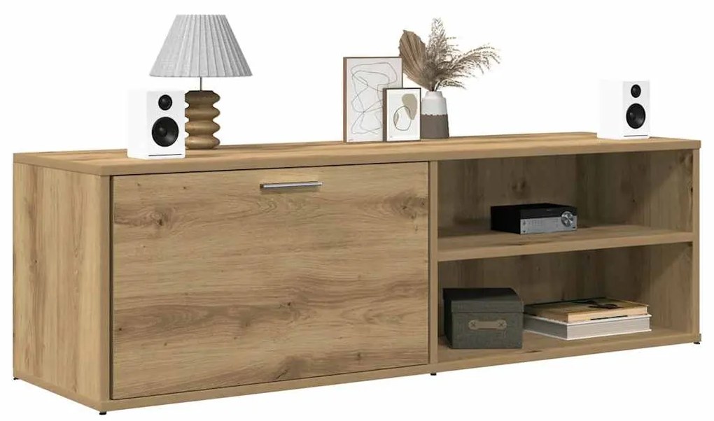 855973 vidaXL ТВ шкаф Artisan Oak 120x34x37 cm Инженерна дървесина