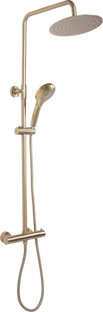 Комплект за душ с термостат REA VINCENT Gold Brush