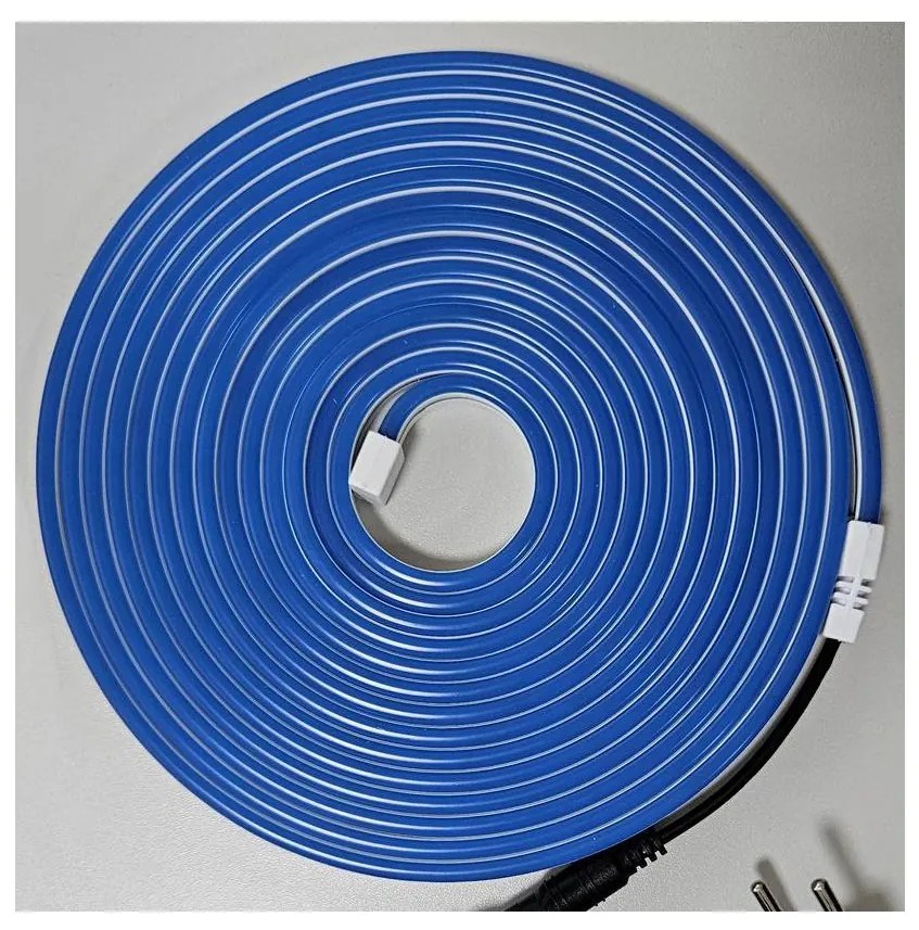 LED гъвкав неонов лента 10W 230V 5м IP65 синя